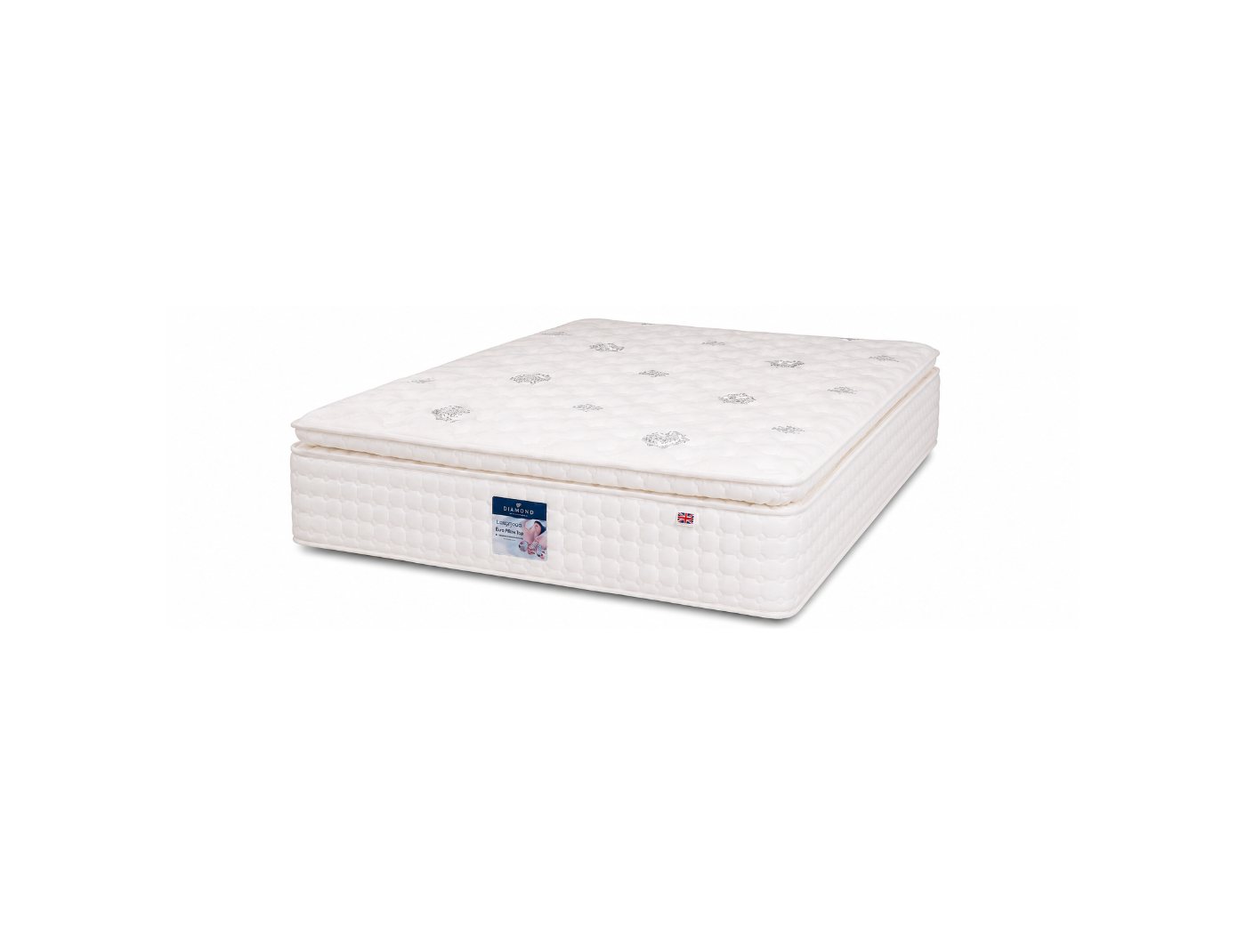 Diamond Hybrid Royal mattress by Diamond Mattress UK, 35cm deep